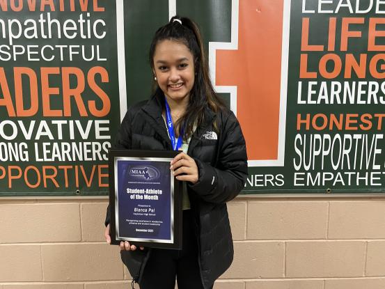 Bianca Pal - Feb 22 Student-Athlete of the Month